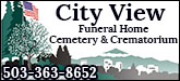 City View Funeral Home and Cemetery Sponsorship Banner